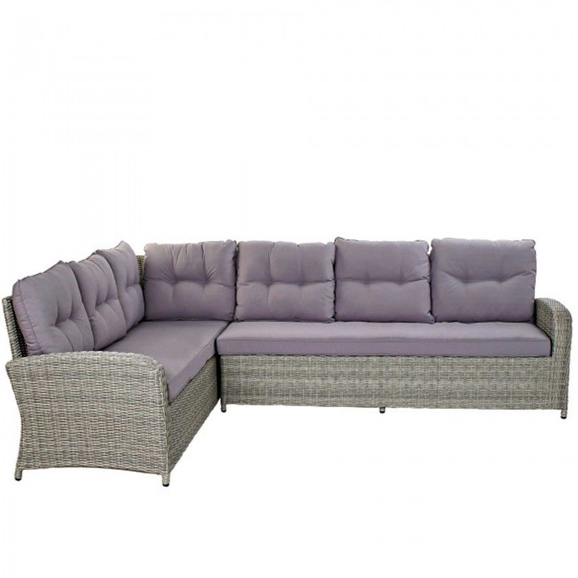 Conjunto 2 Sofás Rattan + 2 Bancos + Mesa Central 267X204X90cm Conjunto 2 Sofás Rattan + 2 Bancos + Mesa Central 267X204X90cm