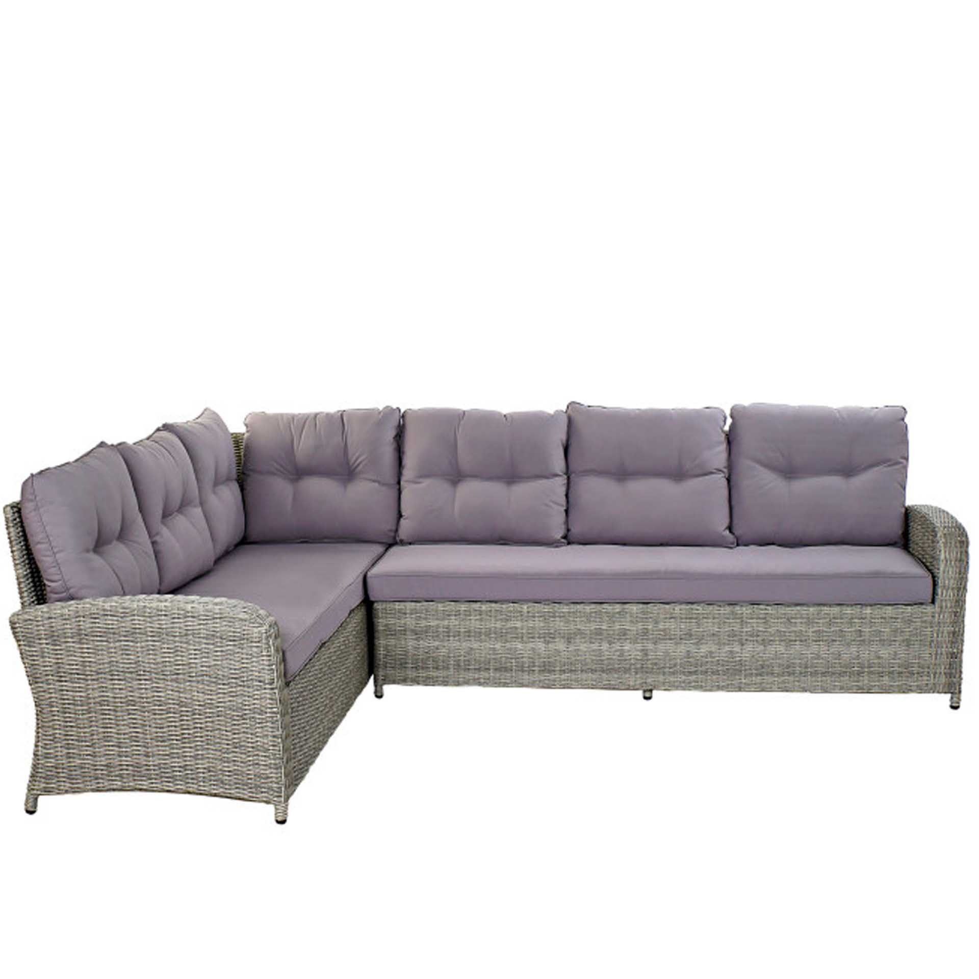 Conjunto 2 Sofás Rattan + 2 Bancos + Mesa Central 267X204X90cm