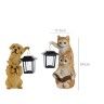 Figura Resina Led Solar 17.5X14X24cm Figura Resina Led Solar 17.5X14X24cm