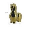 Escultura Cavalo Dourado 19X7X22.5cm Escultura Cavalo Dourado 19X7X22.5cm