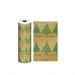 Bobine Papel Embrulho Celuloso Natal 4kg 62cm rvores