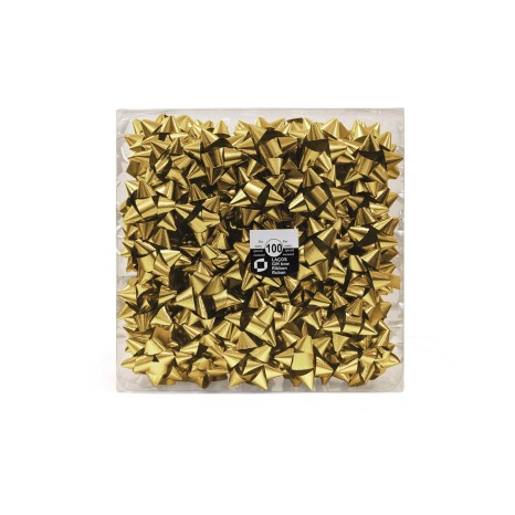 Laço Estrela 18mm Metal Dourado Caixa 100 - Image product