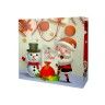 Saco Papel Natal Vermelho Pai Natal 55X18X50cm Saco Papel Natal Vermelho Pai Natal 55X18X50cm