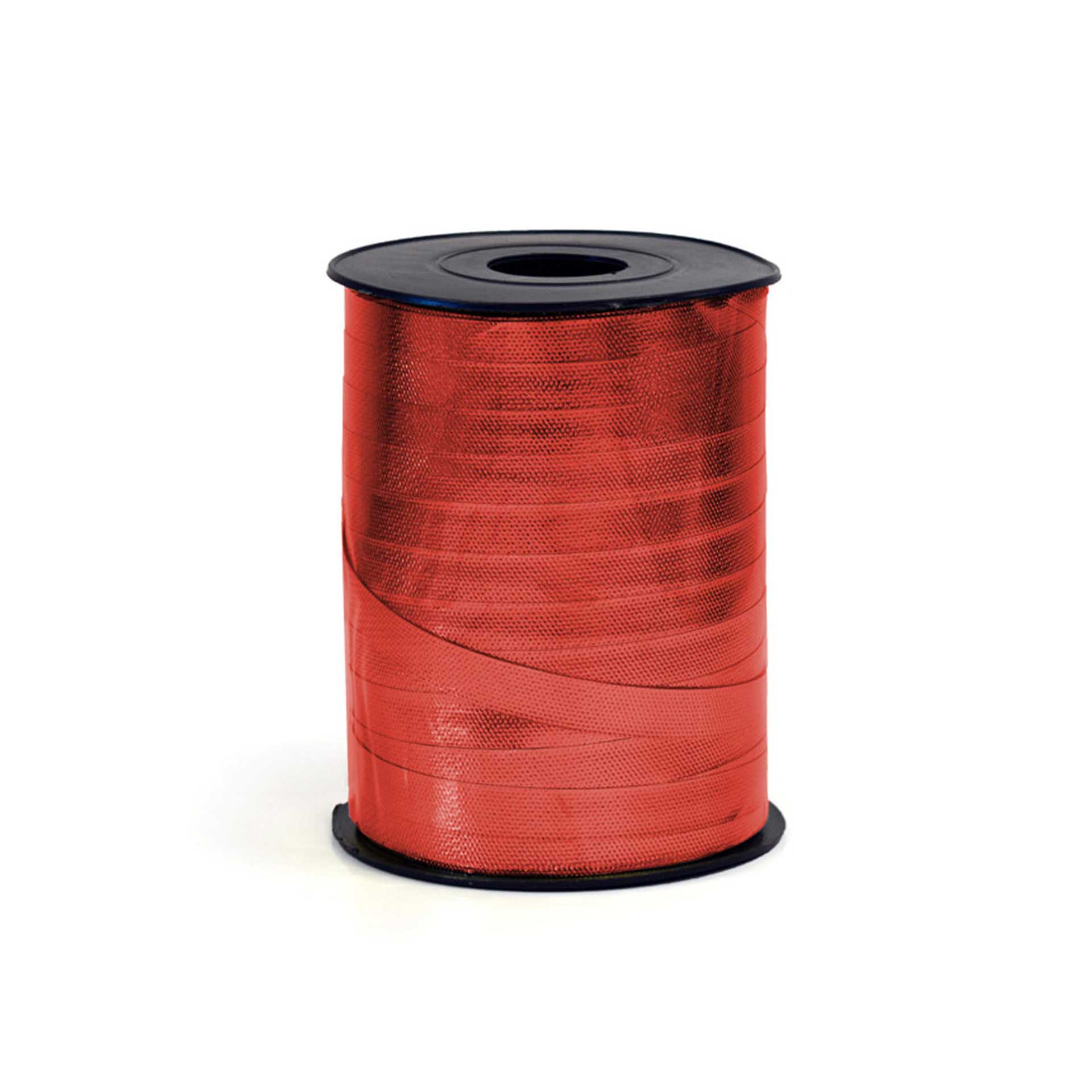 Rolo Fita Embrulho Martelado 10mm 250m Metal Vermelho