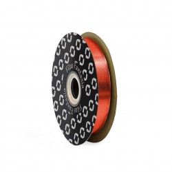 Rolo Fita Embrulho Martelado 18mm 100m Metal Vermelho