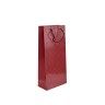 Saco Papel 2 Garrafas Asa Cordão 18X9X39cm Xadrez Vermelho Saco Papel 2 Garrafas Asa Cordão 18X9X39cm Xadrez Vermelho