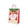 Saco Papel Natal Feliz Natal 32X14X40cm Saco Papel Natal Feliz Natal 32X14X40cm
