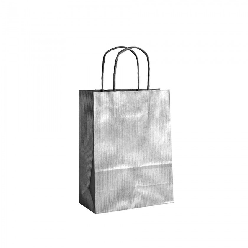 Saco Papel Kraft Asa Retorcida 24X10X32cm