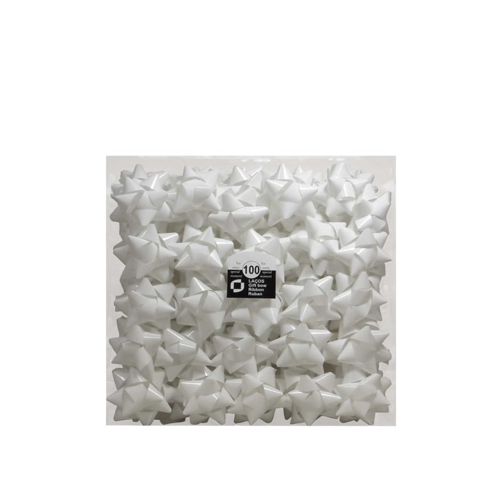 La�os Branco P�rola 76mm Caixa 100