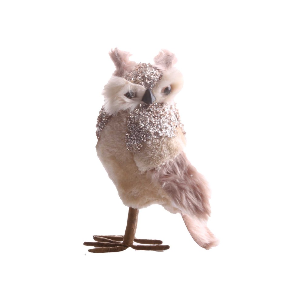 Mocho Rosa Com Brilho 25CM