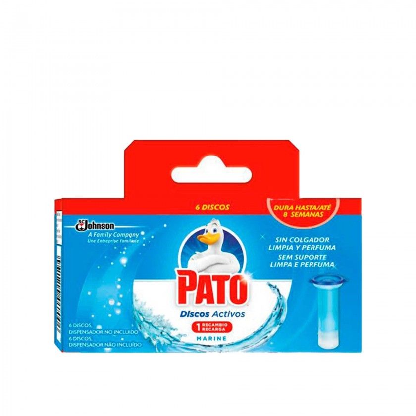 Bloco Sanitrio Pato Discos Activos Recarga Marinho 36ml