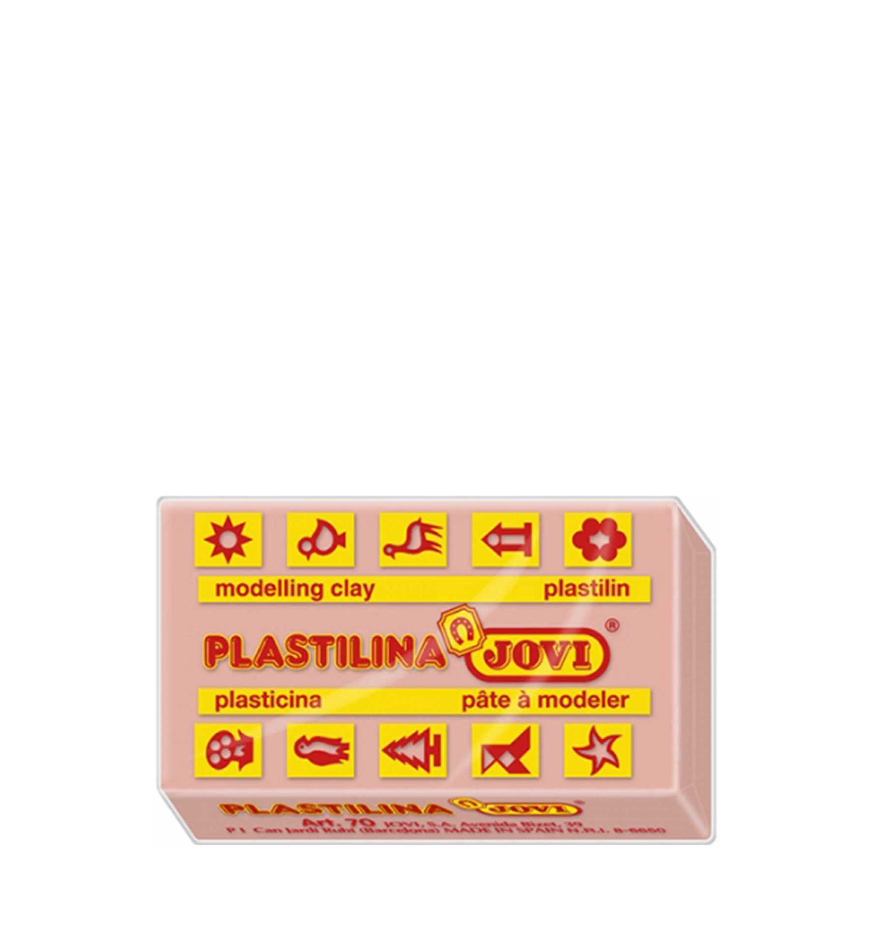 Barra Plasticina Jovi Bege 50G