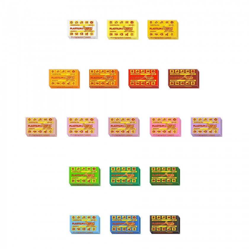 Barra Plasticina Jovi Preto 50G