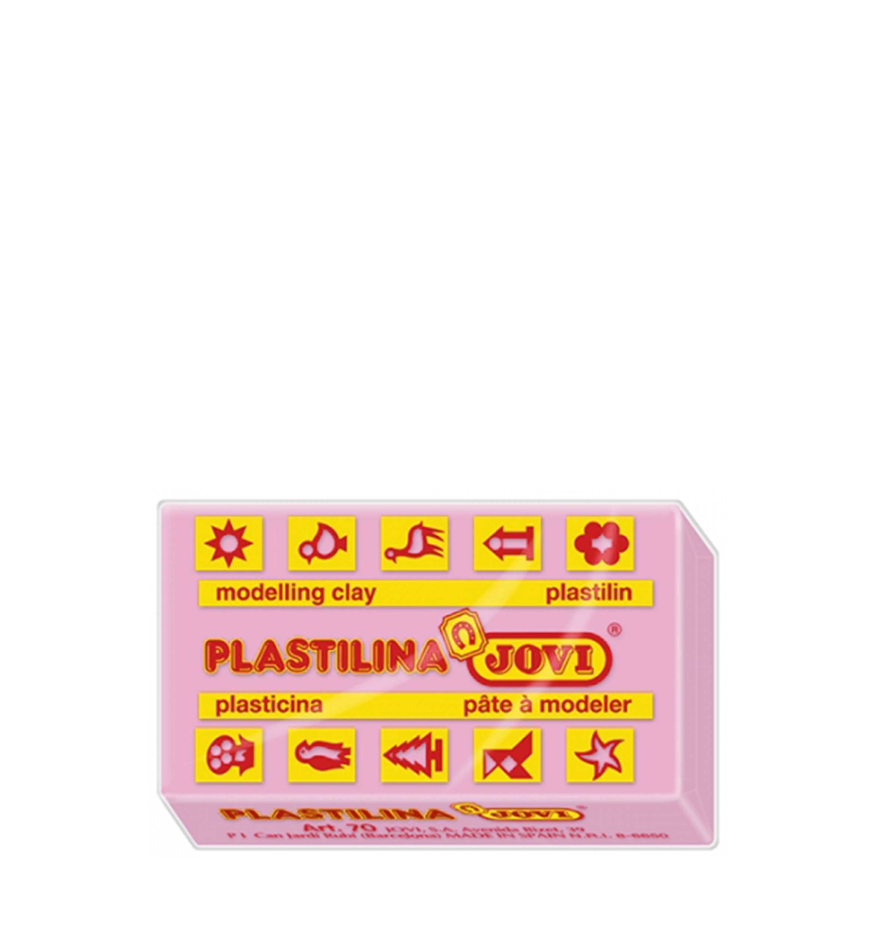 Barra Plasticina Jovi Rosa Claro 50G