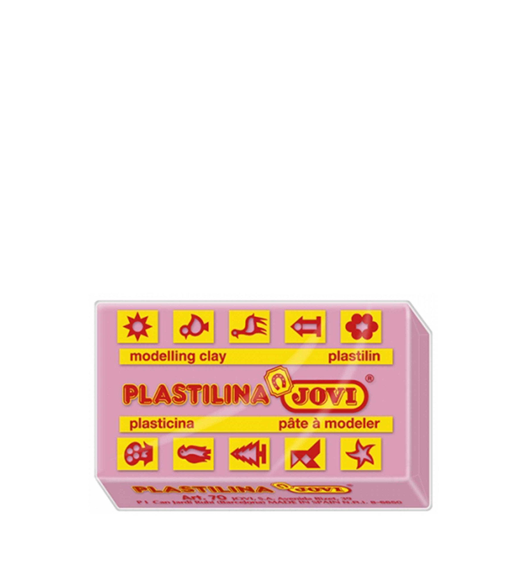 Barra Plasticina Jovi Rosa 50G