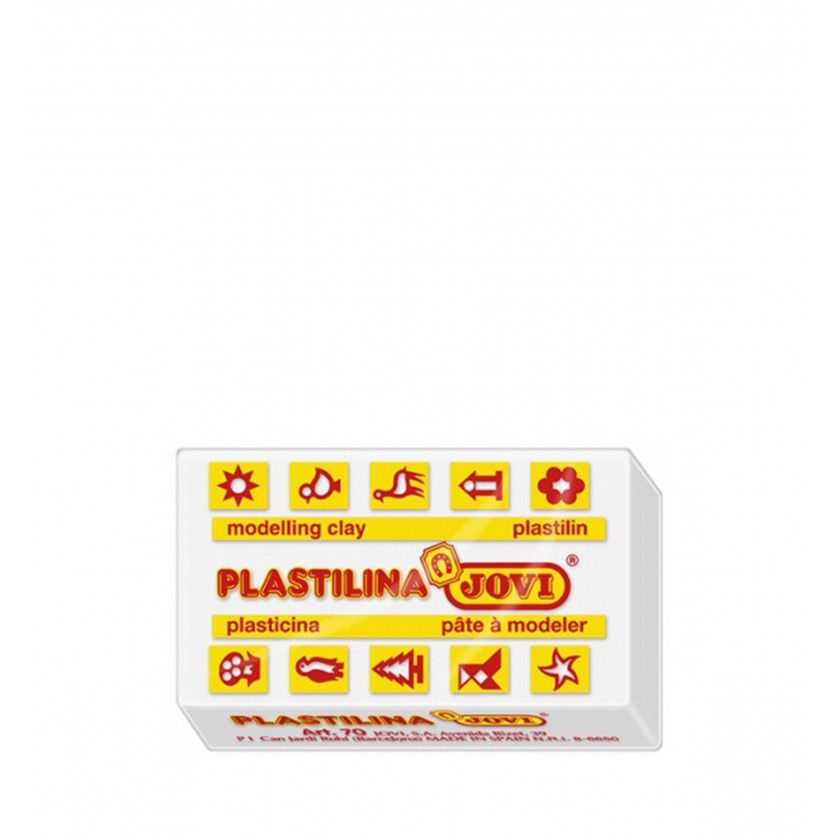 Barra Plasticina Jovi Branco 50G