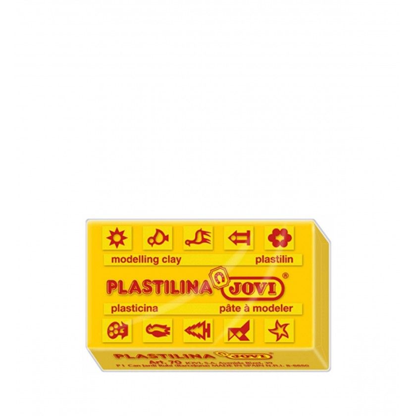 Barra Plasticina Jovi Amarelo Intenso 50G