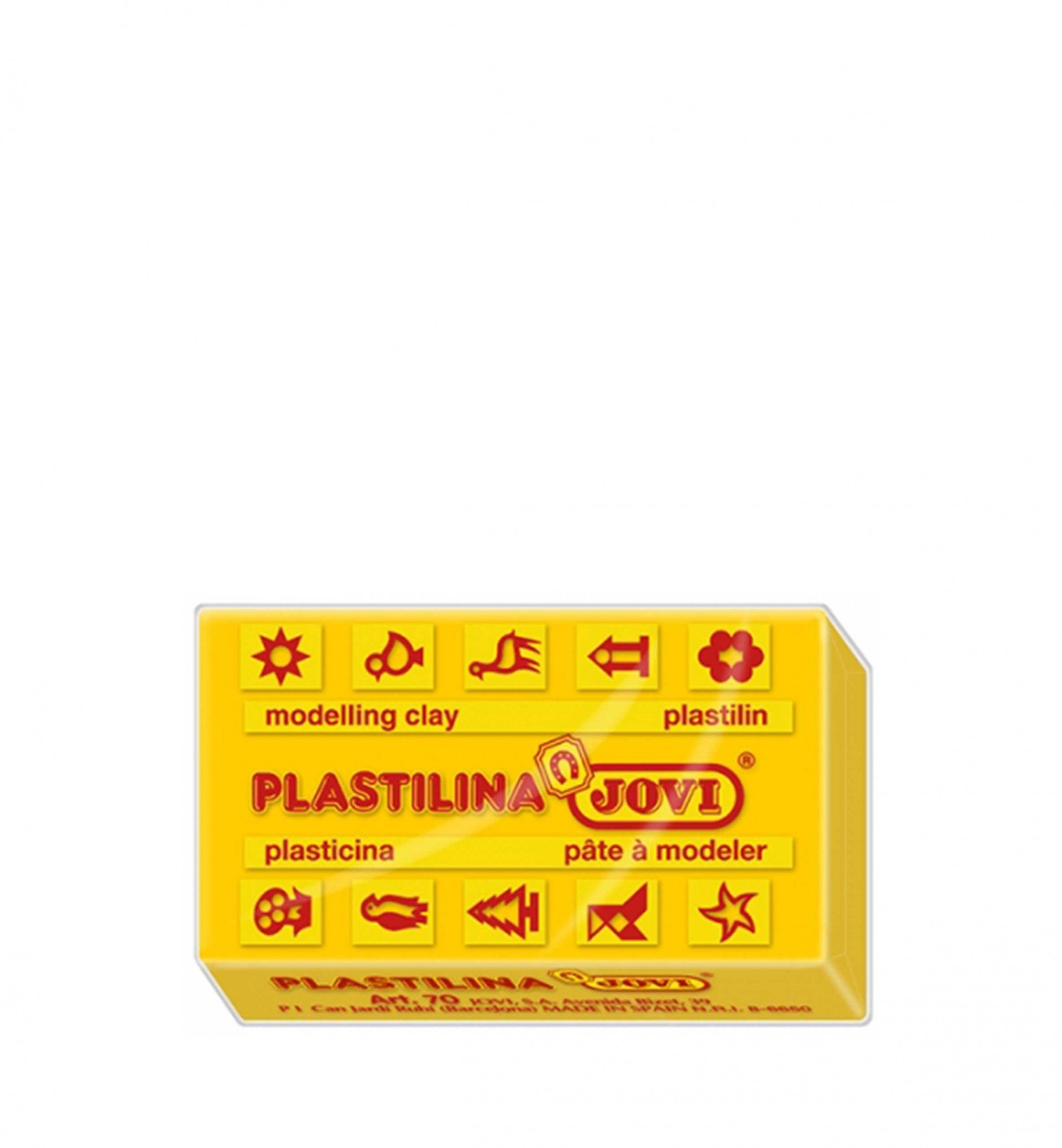 Barra Plasticina Jovi Amarelo Intenso 50G