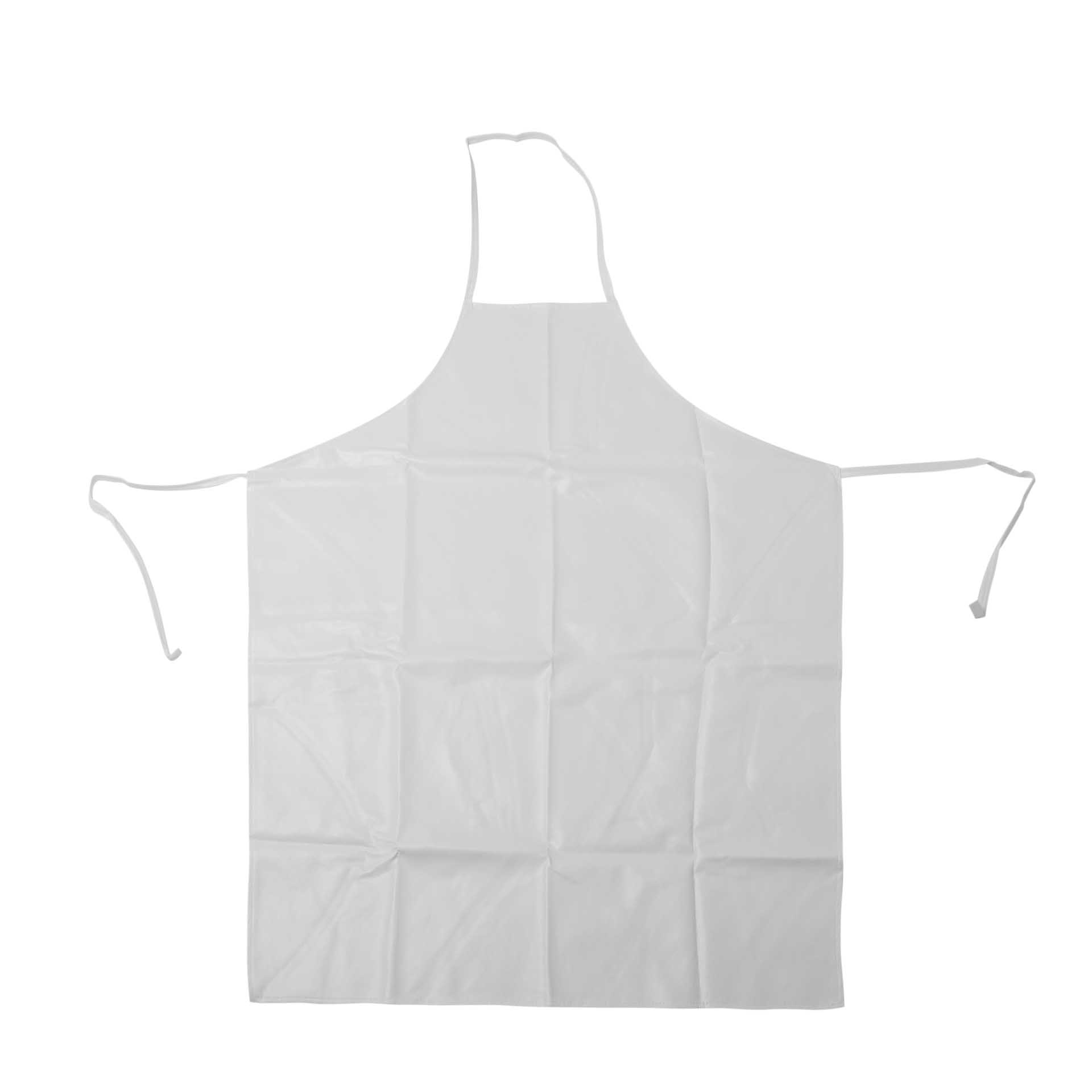 Avental Tela Plástico Pvc com Felpo Branco 67X91cm