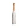 Jarro Cermica Branco/Bege 16X80cm