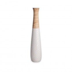 Jarro Cermica Branco/Bege 16X80cm