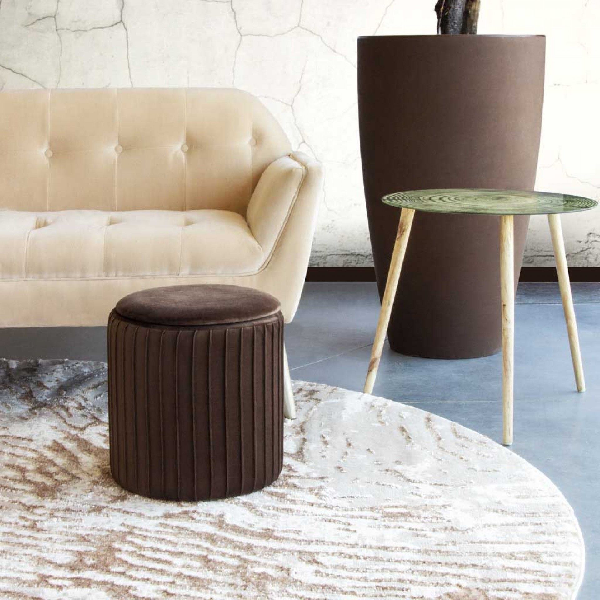 Picasso Tapete 240X240cm Bege