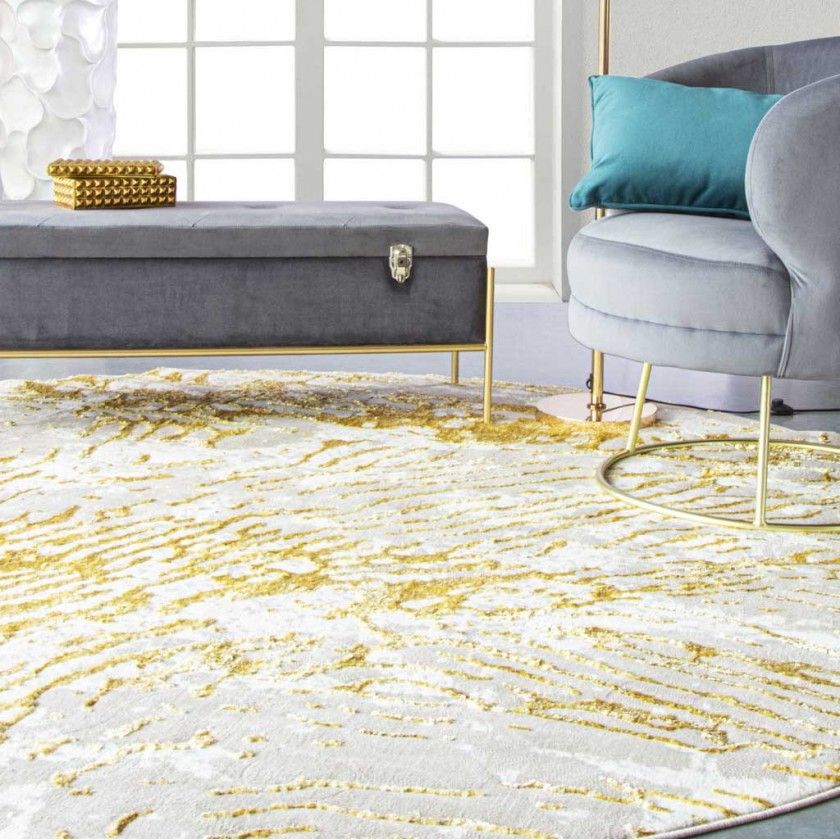 Picasso Tapete 240X240cm Amarelo Picasso Tapete 240X240cm Amarelo