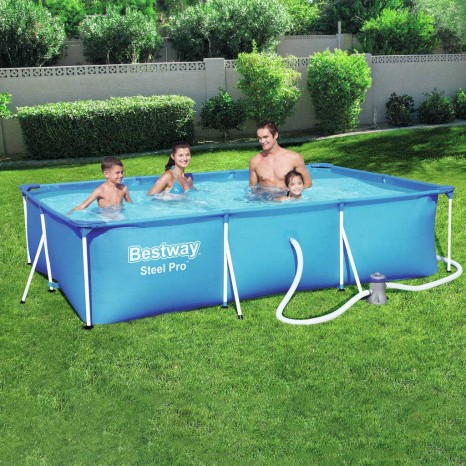 Piscina Steel Pro 300X201X66CM + Bomba Filtrar - Image product