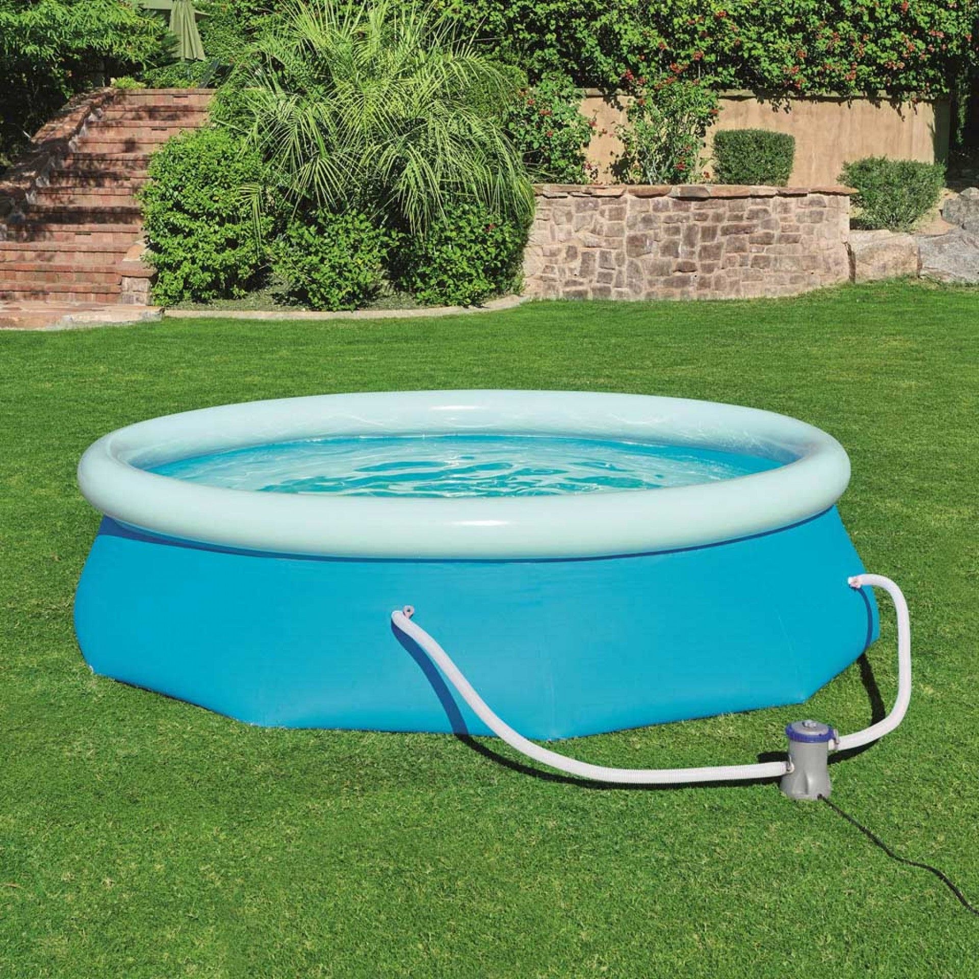 Piscina Fast Set 305X76CM + Bomba Filtrar