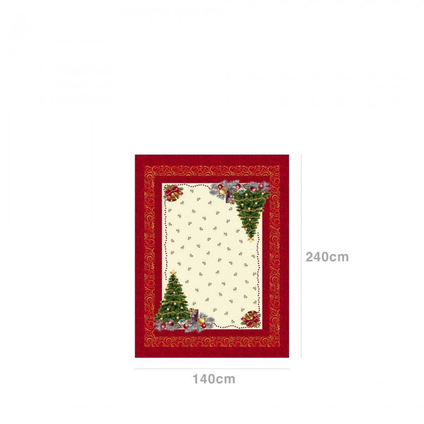Toalha Natal Desenho 14 140X240cm Toalha Natal Desenho 14 140X240cm