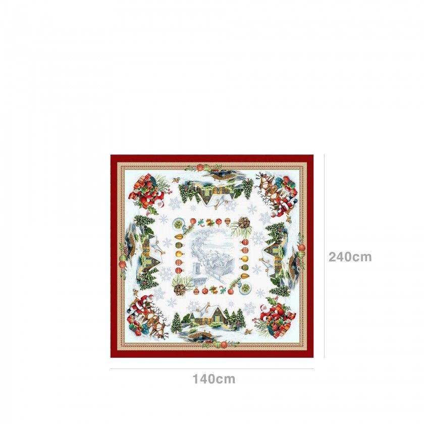 Toalha Natal Desenho 18 140X240cm Toalha Natal Desenho 18 140X240cm