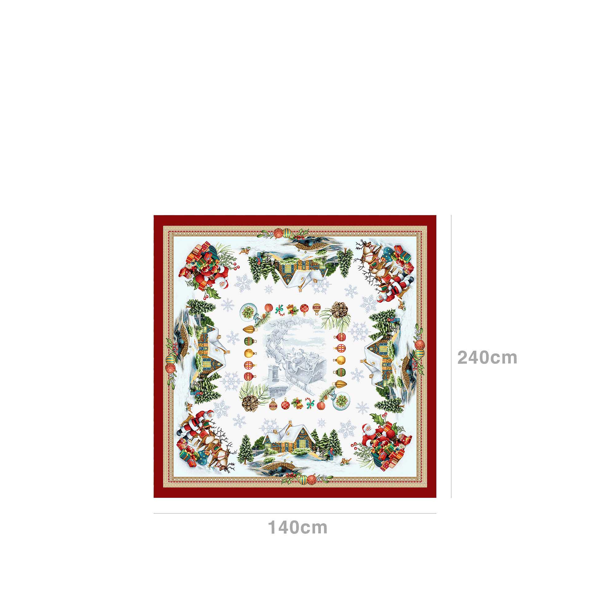 Toalha Natal Desenho 18 140X240cm