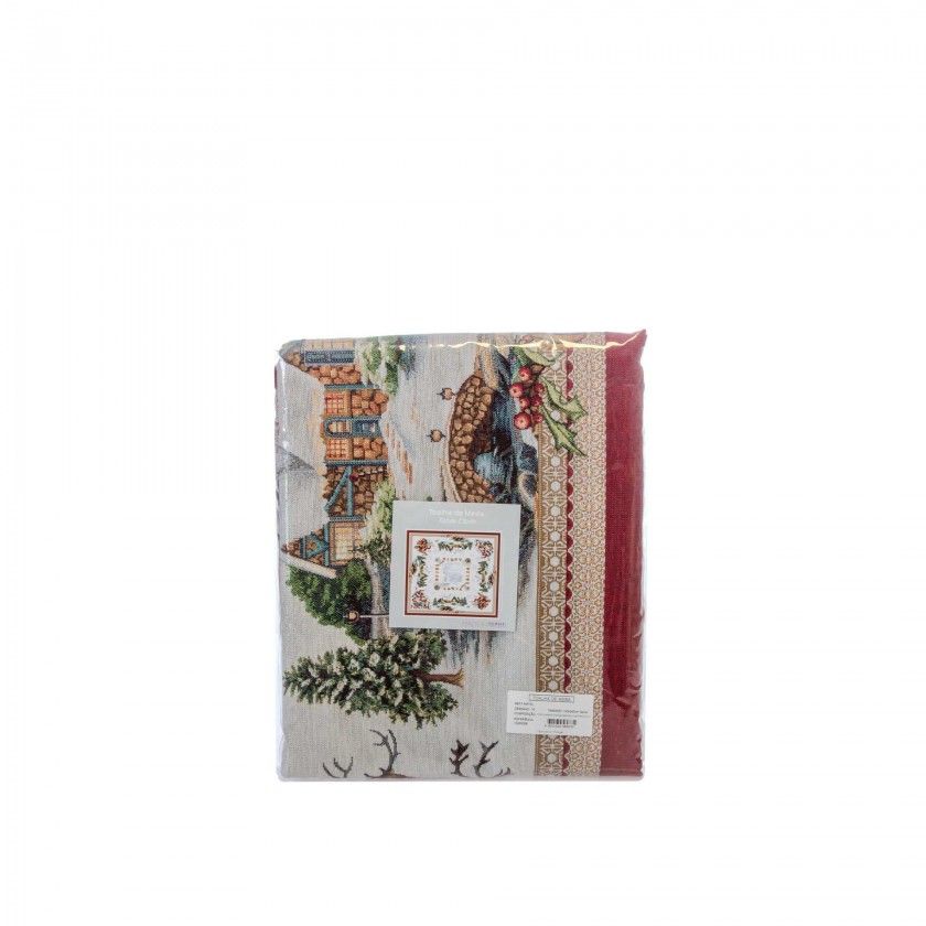 Toalha Natal Desenho 18 140X240cm Toalha Natal Desenho 18 140X240cm