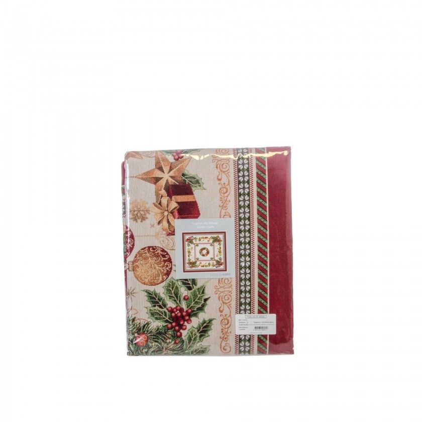 Toalha Natal Desenho 19 140X240cm Toalha Natal Desenho 19 140X240cm