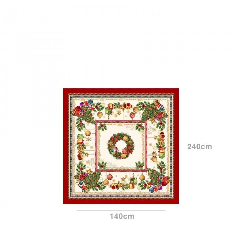 Toalha Natal Desenho 19 140X240cm Toalha Natal Desenho 19 140X240cm