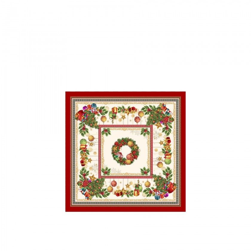 Toalha Natal Desenho 19 140X240cm Toalha Natal Desenho 19 140X240cm