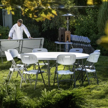 Cadeira Catering Polietileno 180kg 54X44X84cm