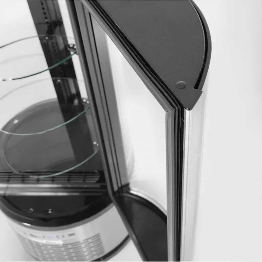 Expositor Bolos Inox 3 Nveis 210W 100L 48X103cm