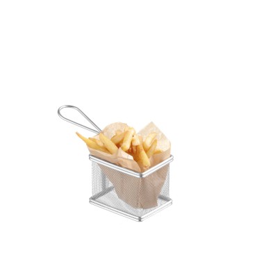 Cesto Servir Inox 12.5X10X8.5cm