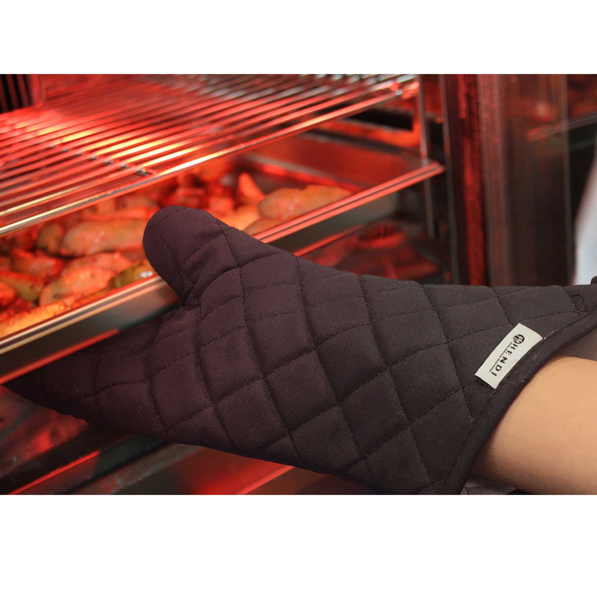 Luva Forno Algodão 250°C 38CM Pack 2