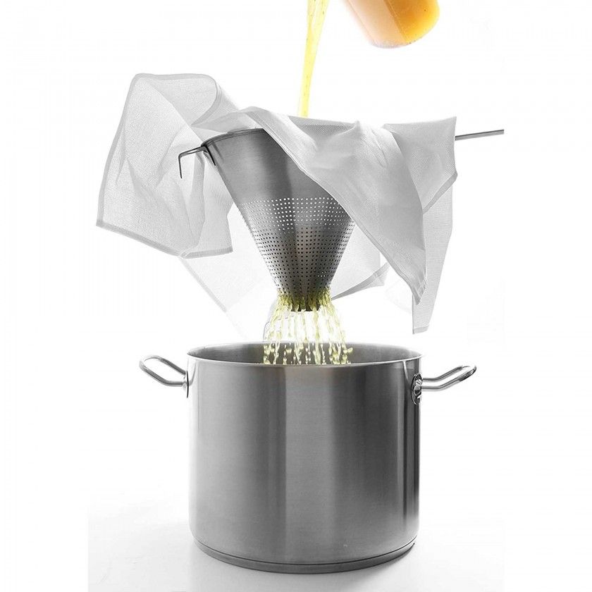 Pano Coador Algodão Branco 70X70CM Pano Coador Algodão Branco 70X70CM