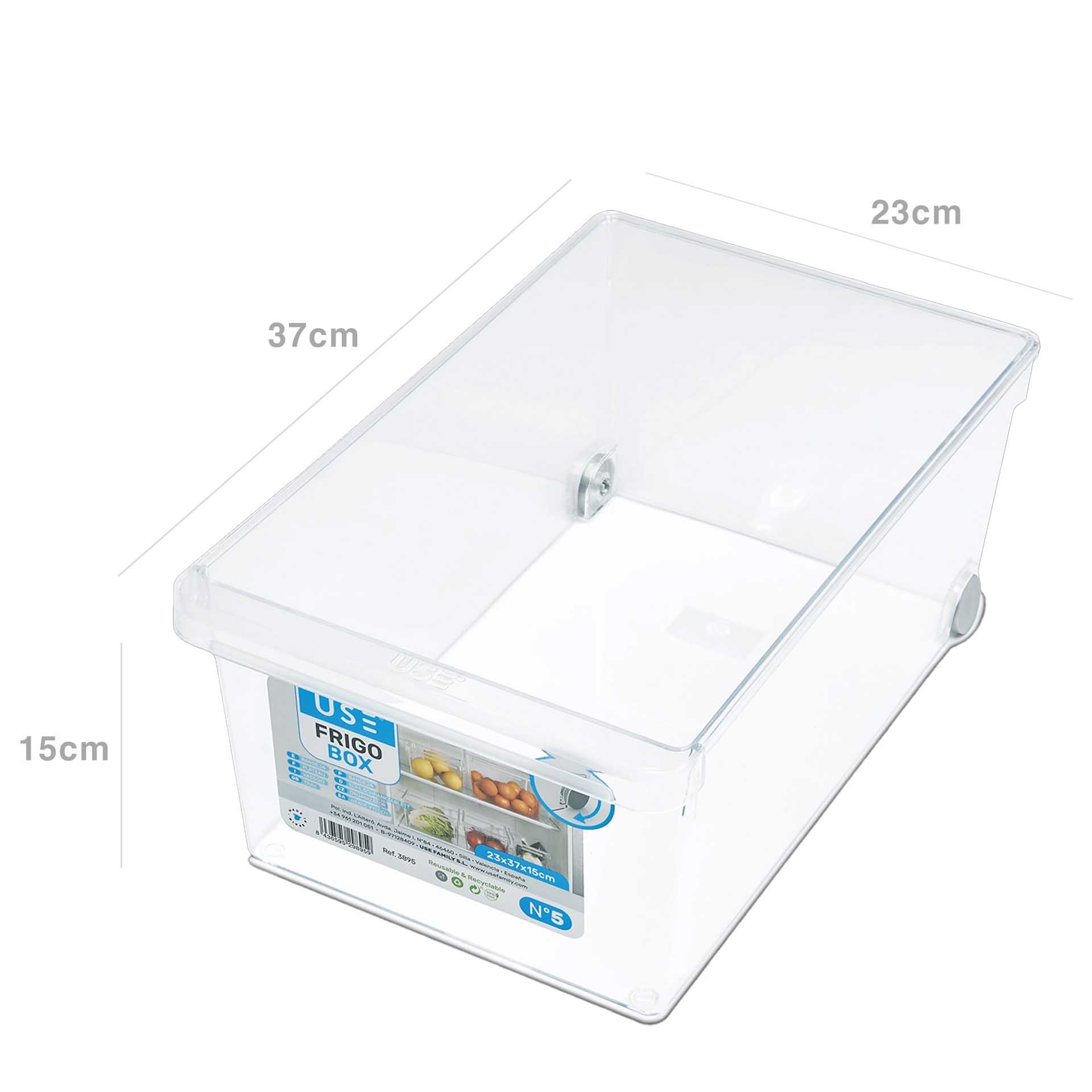 Caixa Organizadora Nevera Frigo Box Transparente