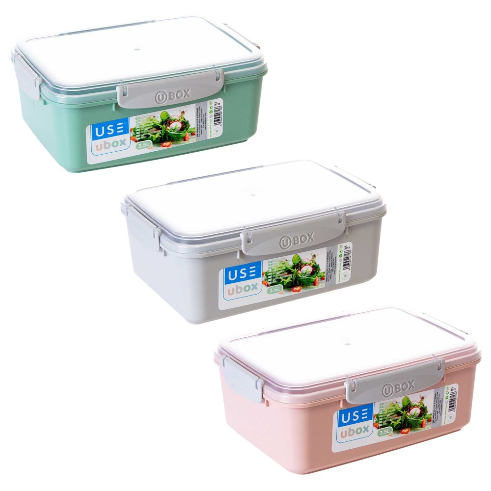 Caixa Herm�tica Use Ubox Pastel