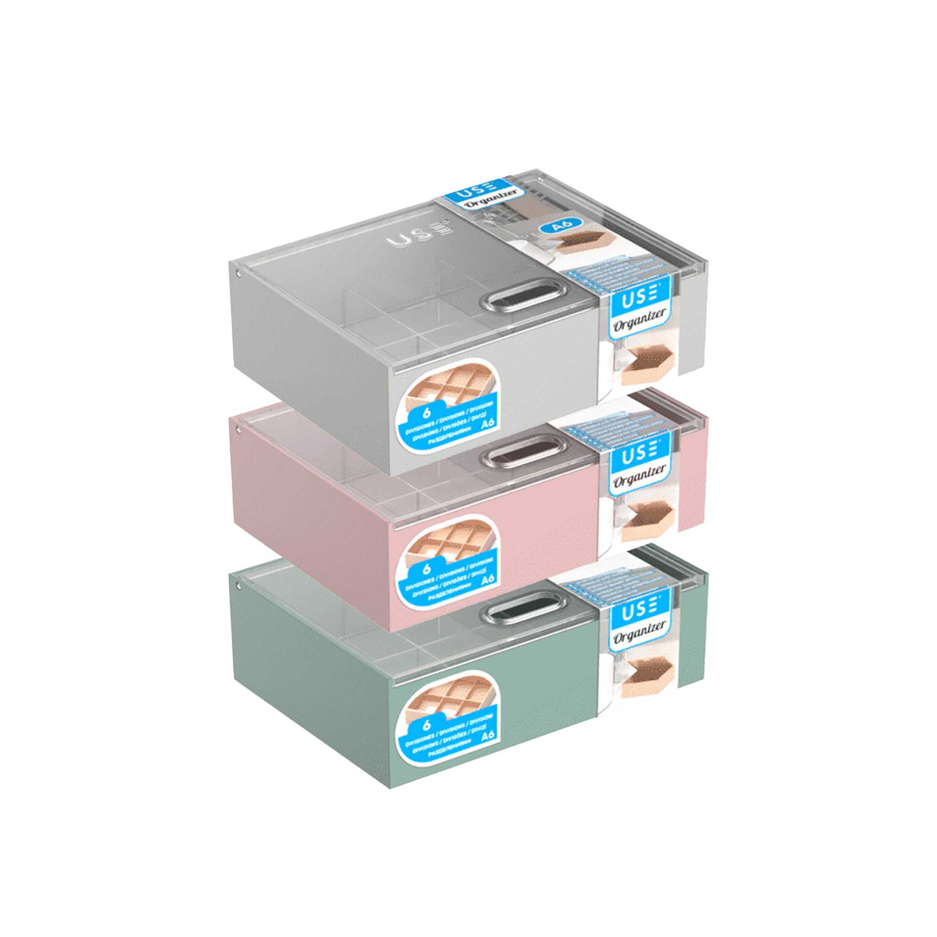 Caixa Organizadora Horizontal Dividida