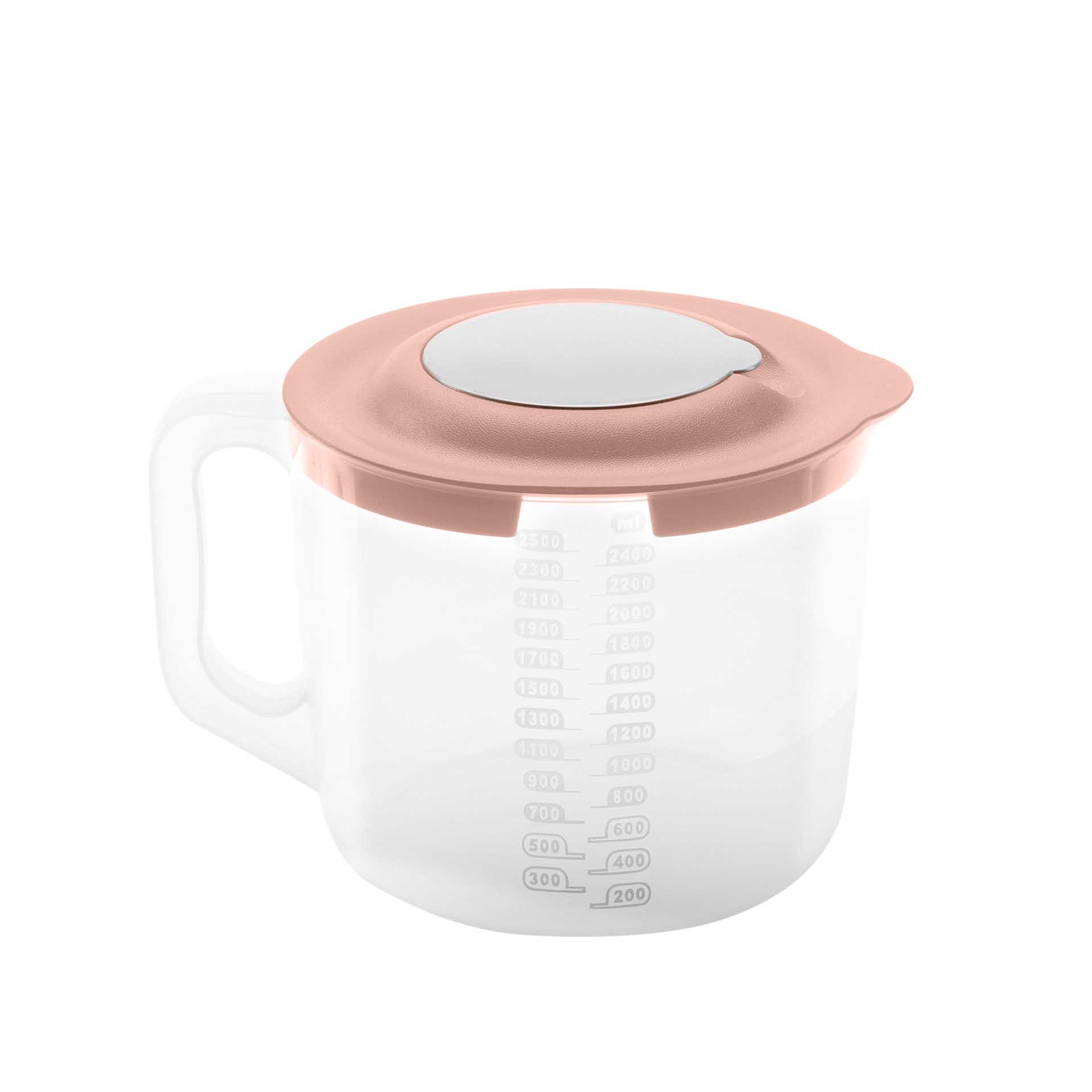 Jarro Medir / Bater Redondo Pastel 2.5L 18X14cm