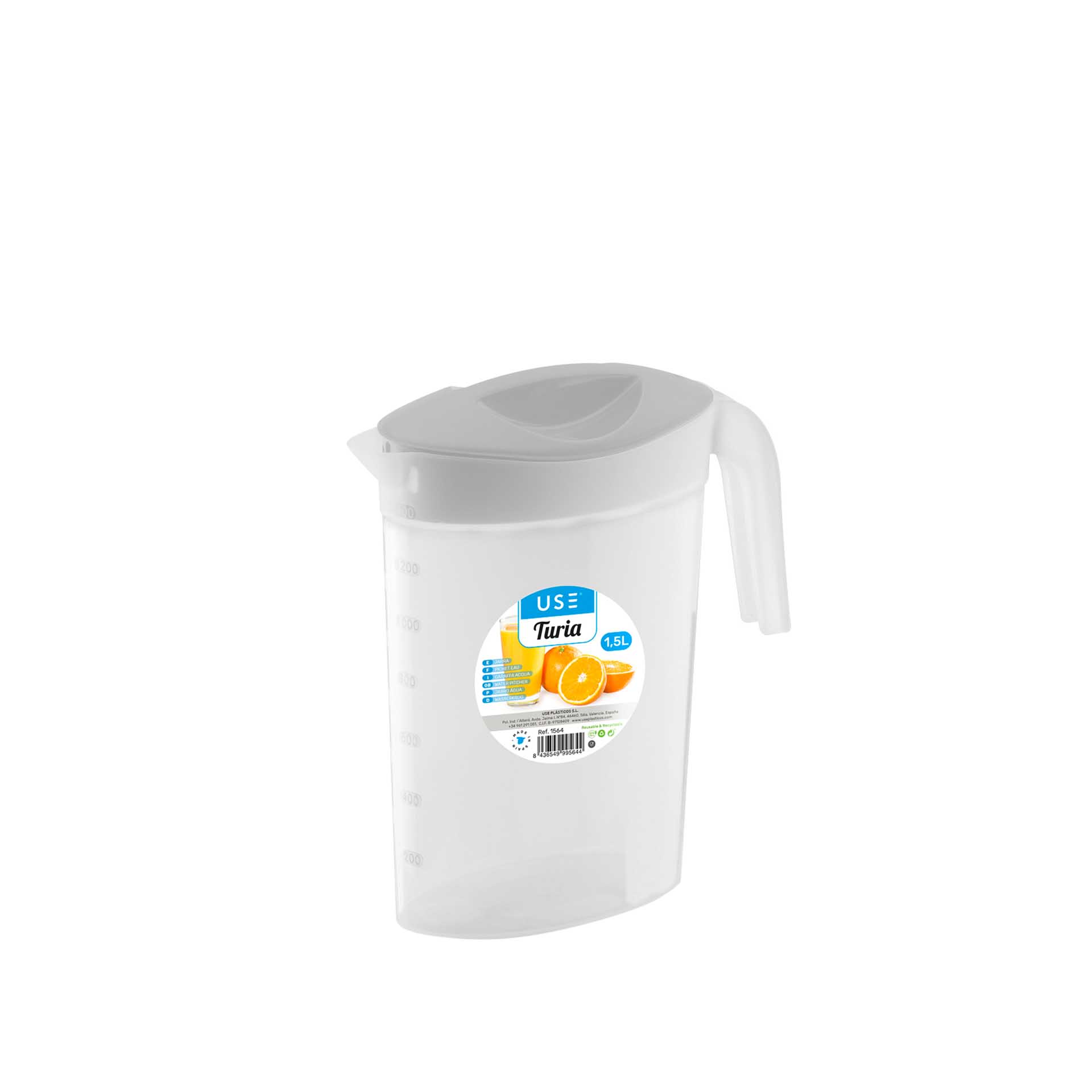 Jarro com Asa Turia 1.5L 8.5X21X23cm