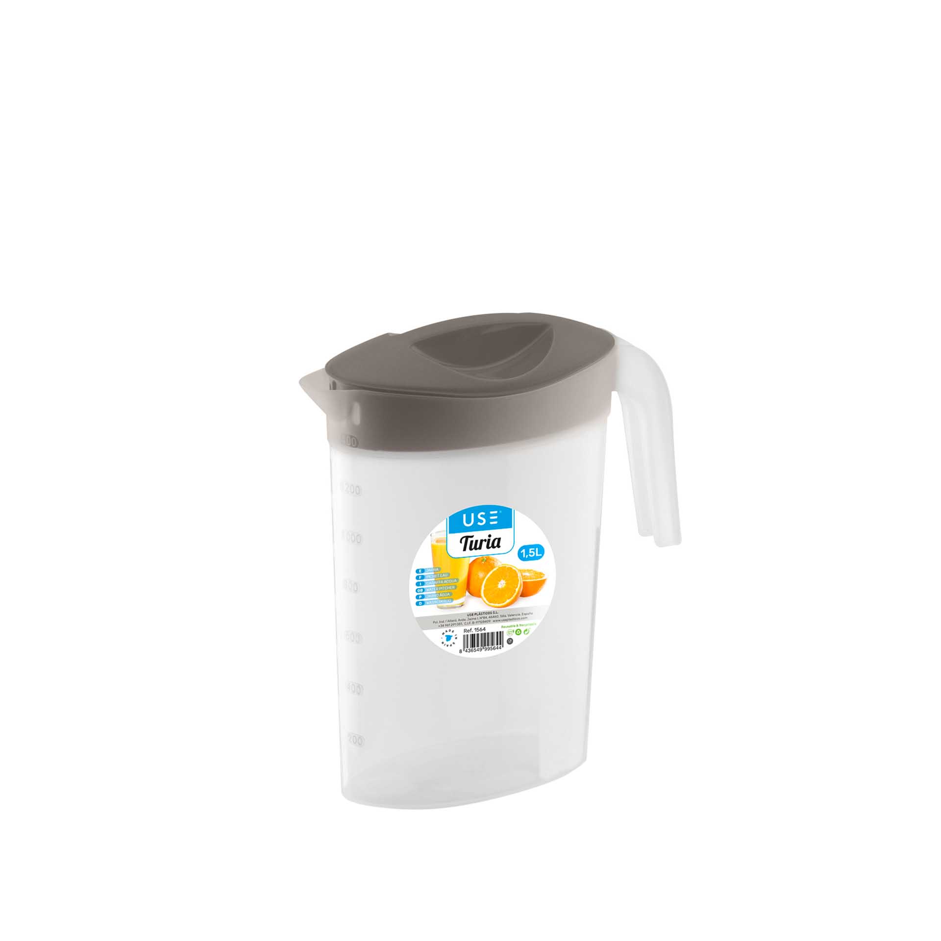 Jarro com Asa Turia 1.5L 8.5X21X23cm