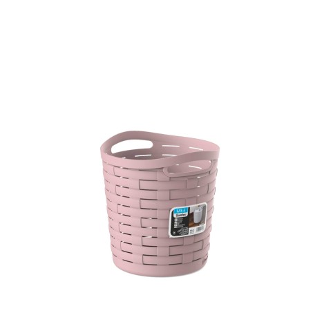 Cesto Multiusos Bamboo Redondo Pastel 25X26cm - Image product
