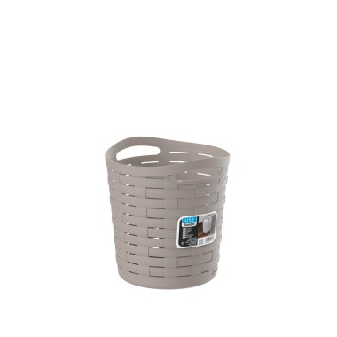 Cesto Multiusos Bamboo Redondo Sand 25X26cm