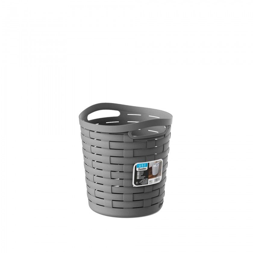 Cesto Multiusos Bamboo Redondo Elegant 25X26cm